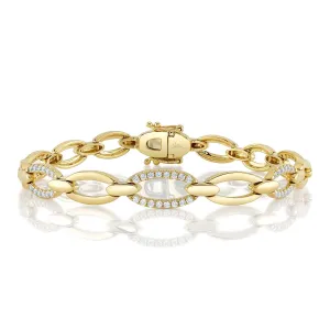 0.74CT DIAMOND LINK BRACELET SC55024779