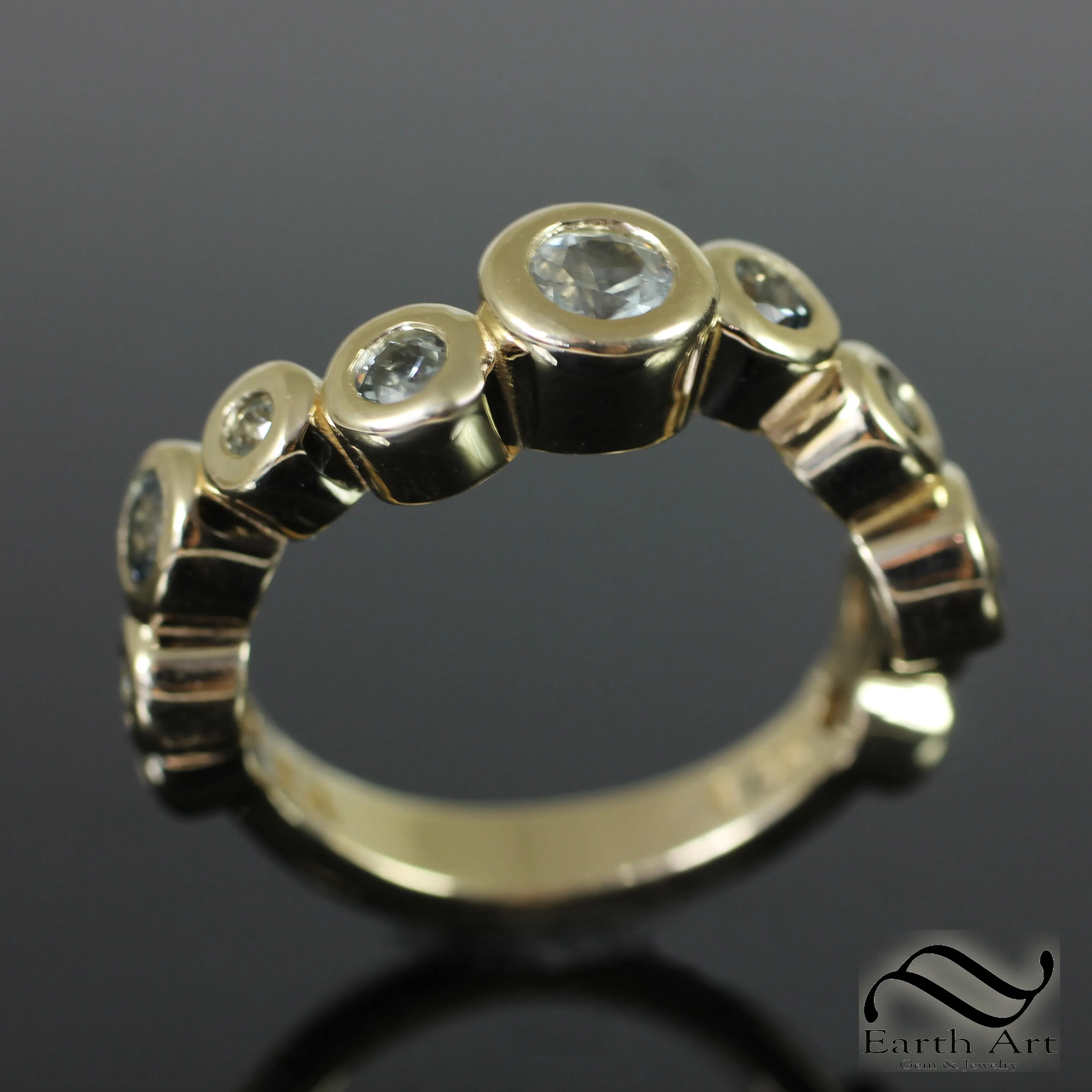 11 Stone Montana Sapphire Band