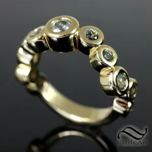 11 Stone Montana Sapphire Band