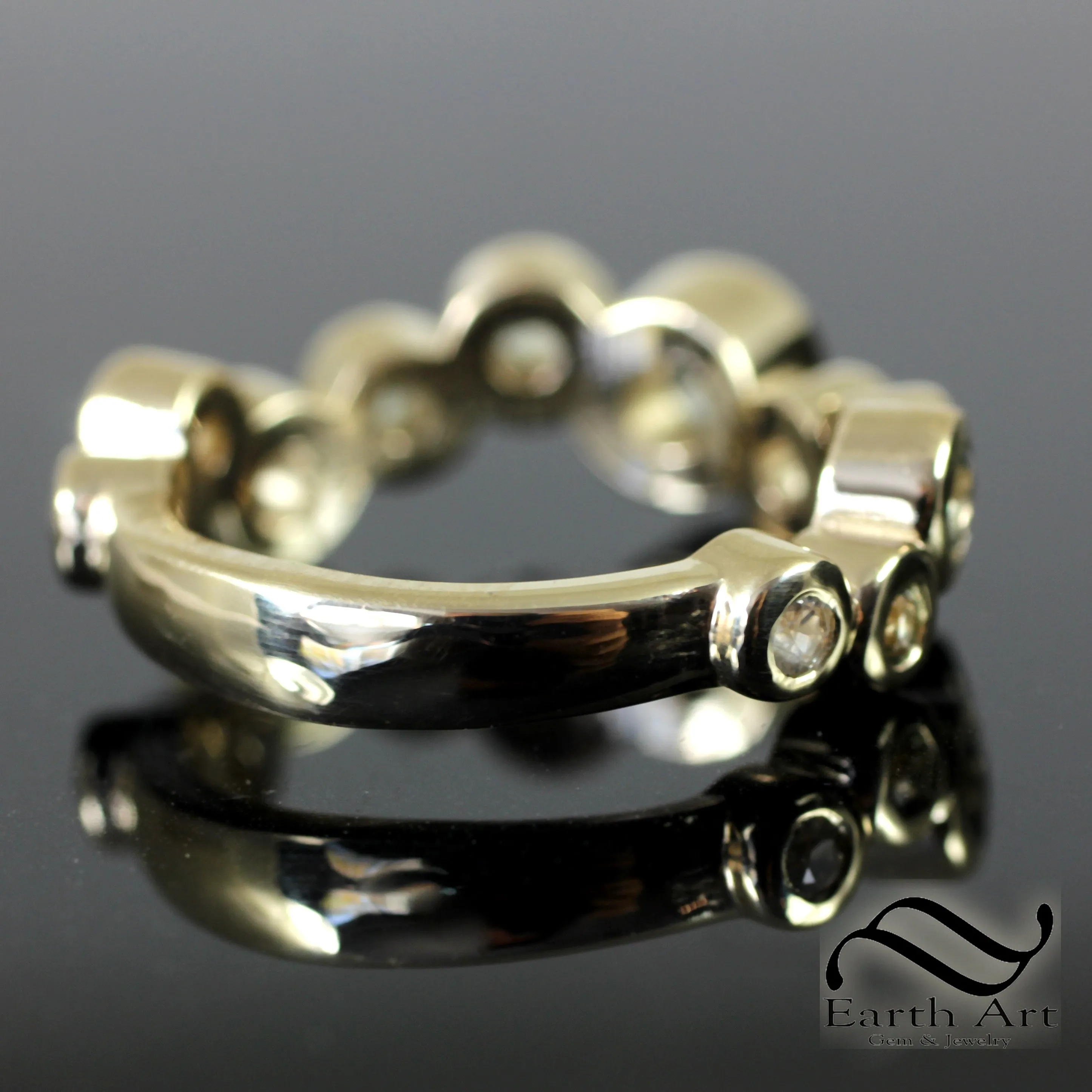 11 Stone Montana Sapphire Band