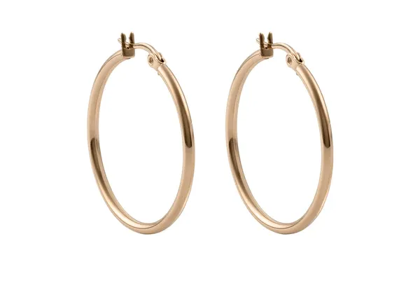 1.18" GOLD VALENTANO HOOP EARRING