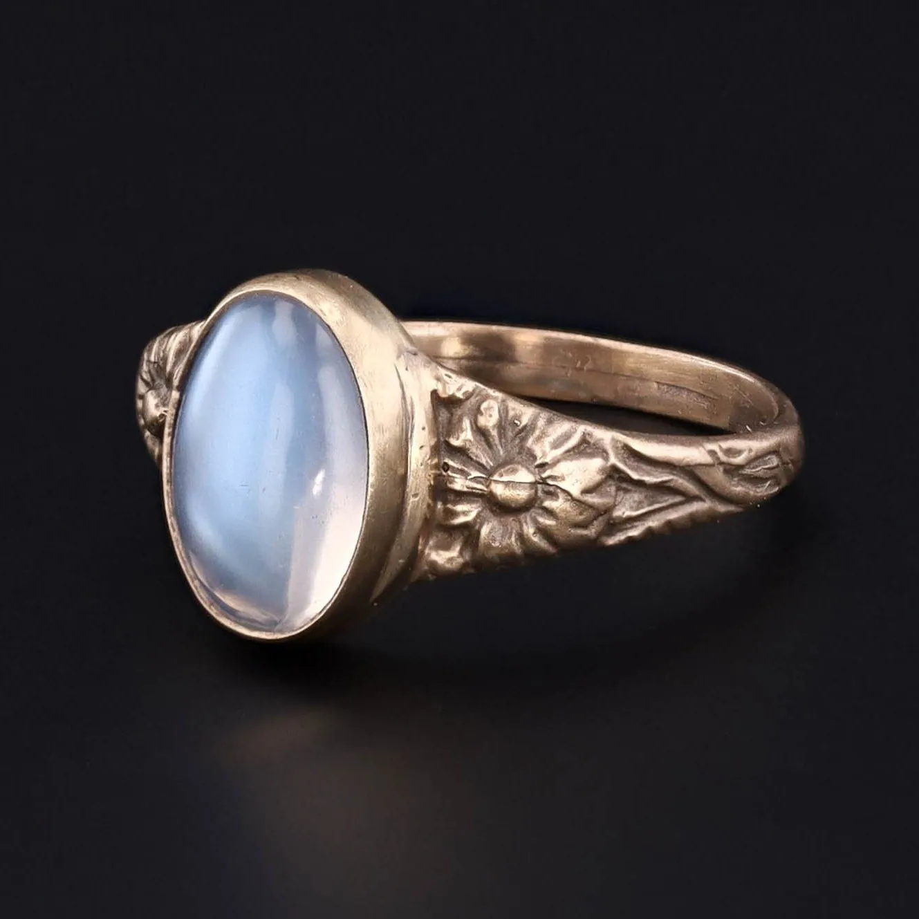 14k Gold & Moonstone Ring | Moonstone Ring