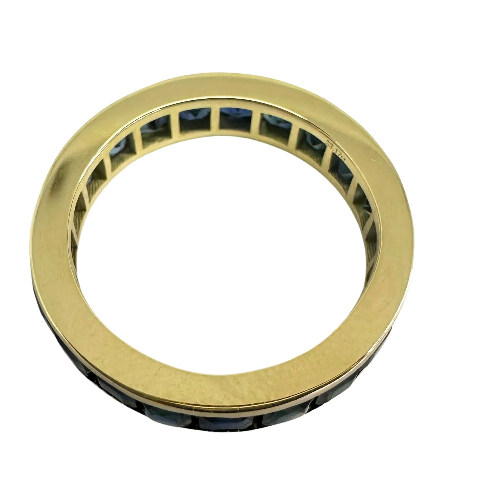 14K Sapphire Eternity Band