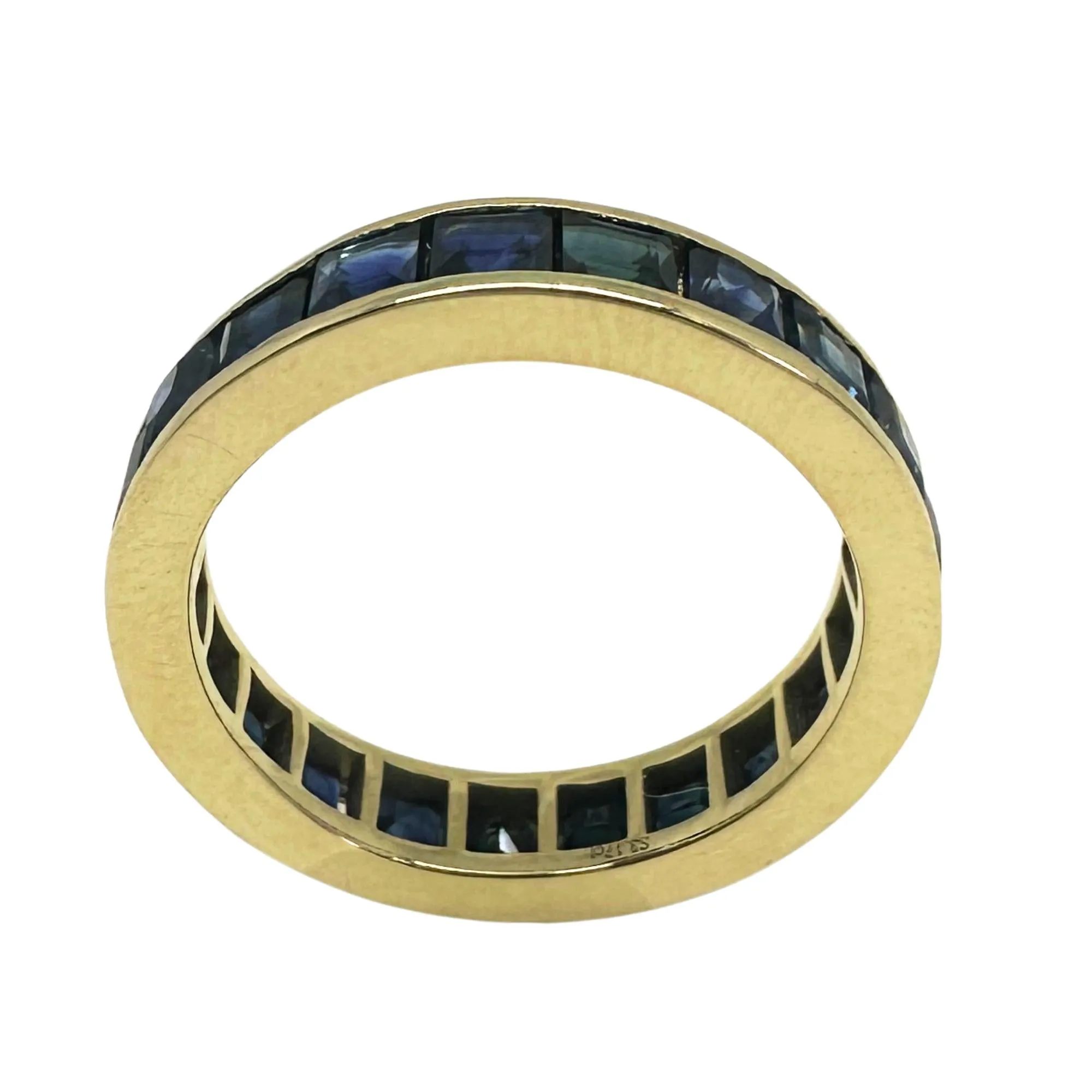14K Sapphire Eternity Band