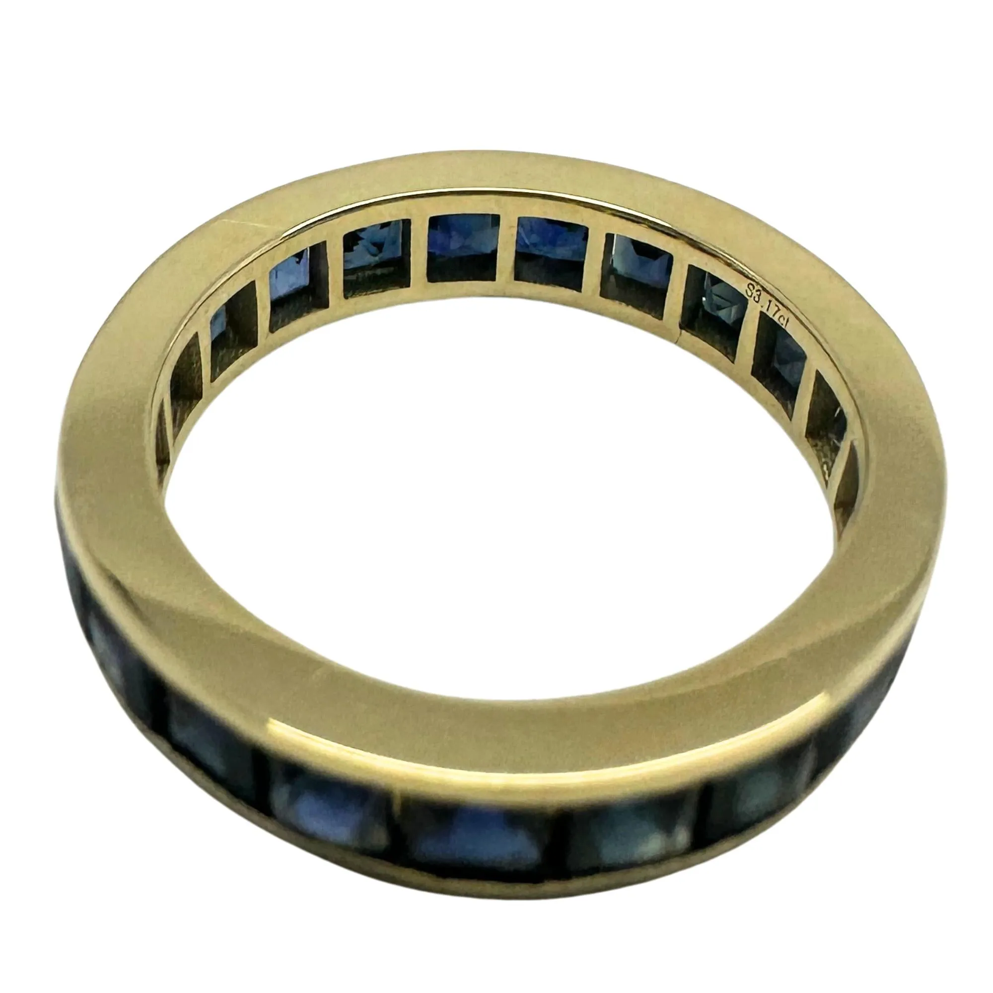 14K Sapphire Eternity Band