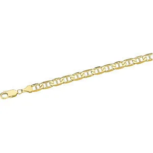 14k Yellow Gold 6mm Anchor 8.5" Bracelet