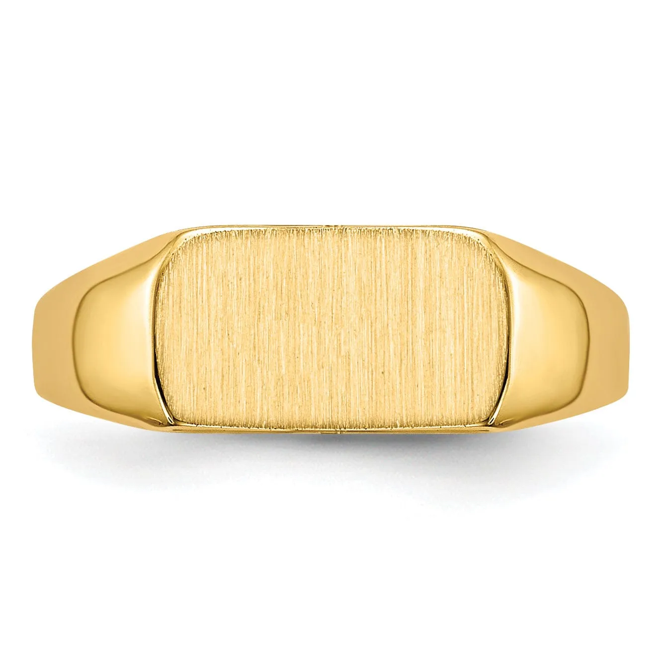14k Yellow Gold Signet Children's Ring