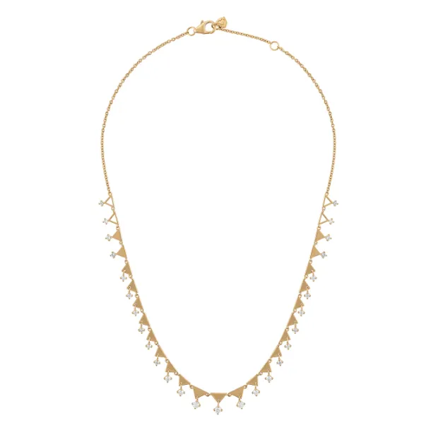 14KY Shine Diamond Collar