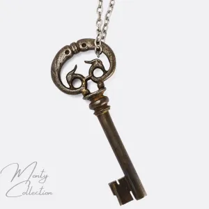 17th Century Dolphins Kissing Key Pendant