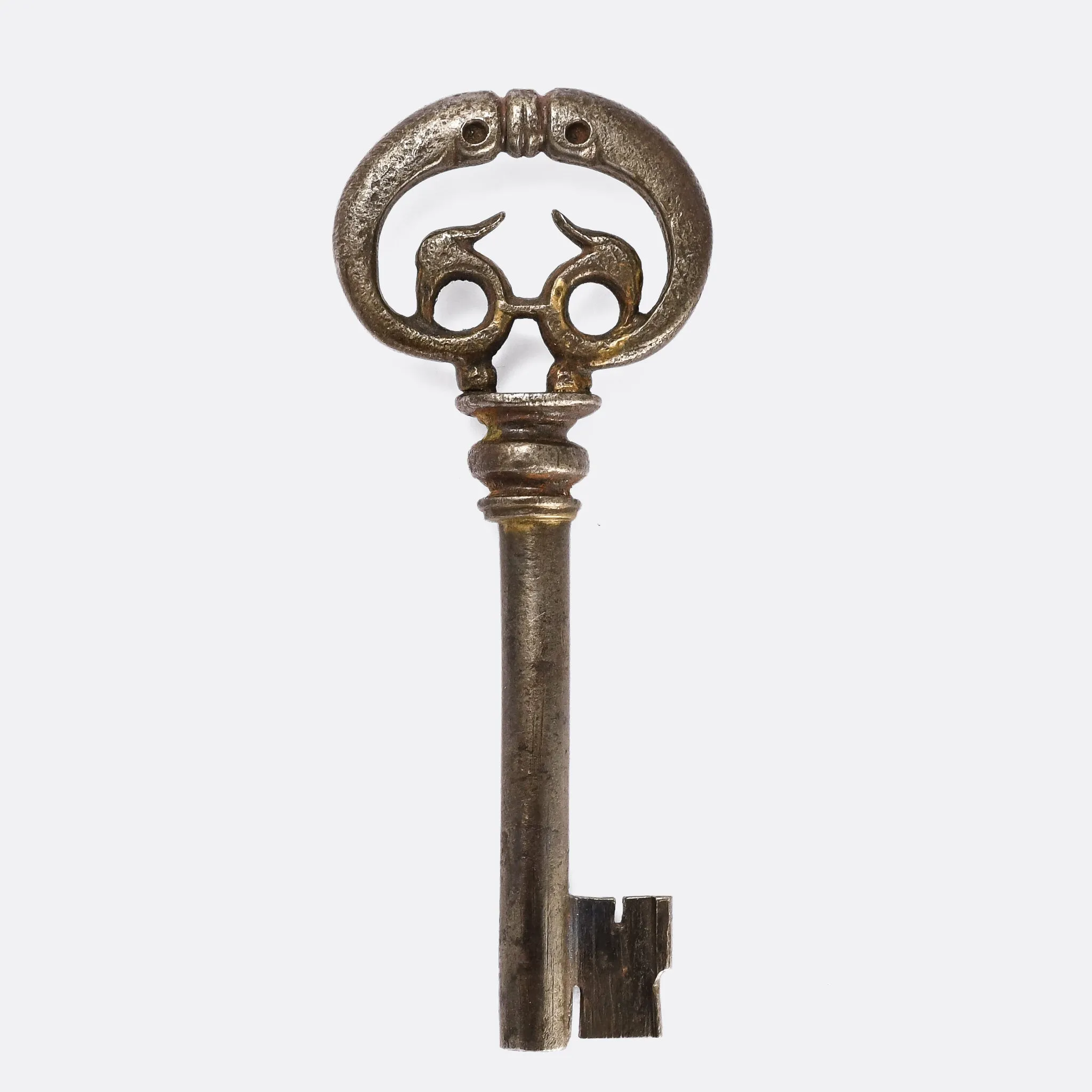17th Century Dolphins Kissing Key Pendant