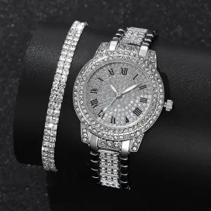 18K Platinum Watch Set