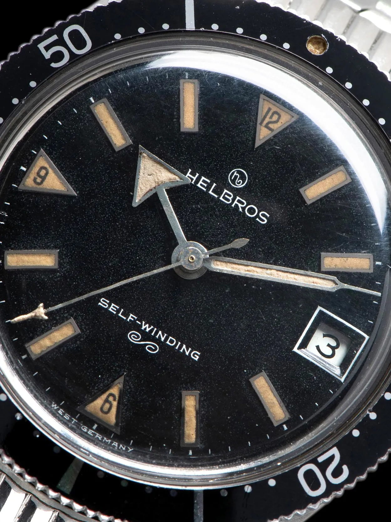 1960s Helbros Automatic Skin Diver