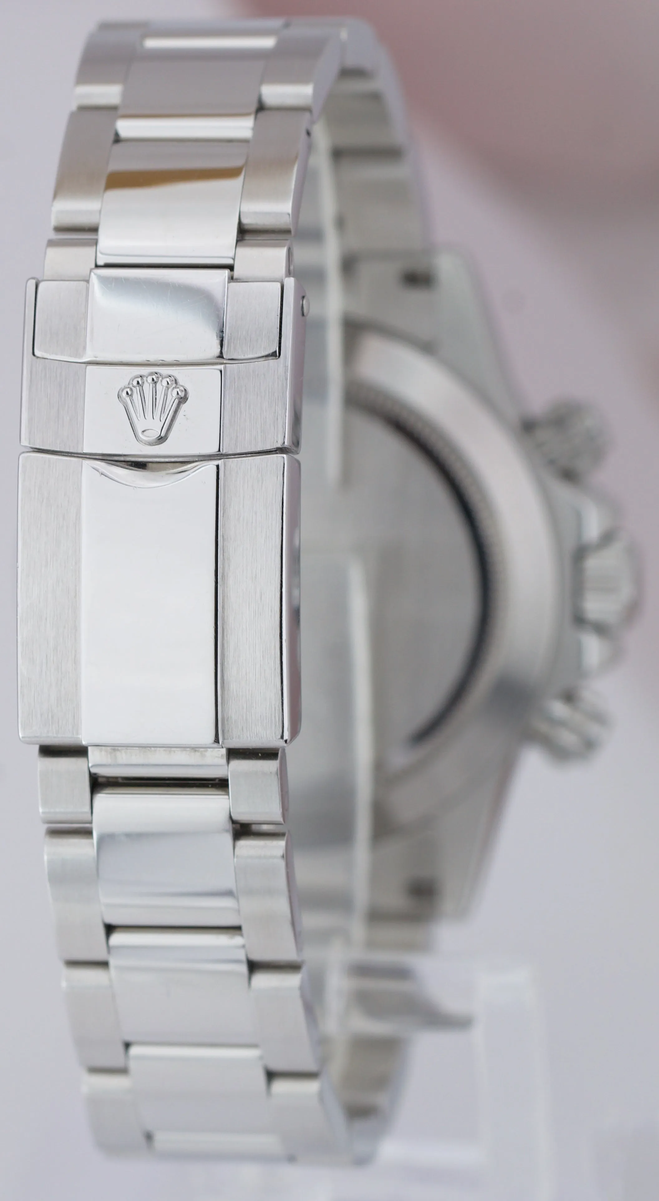 2008 Rolex Daytona Chronograph Stainless Steel Automatic White 40mm Watch 116520