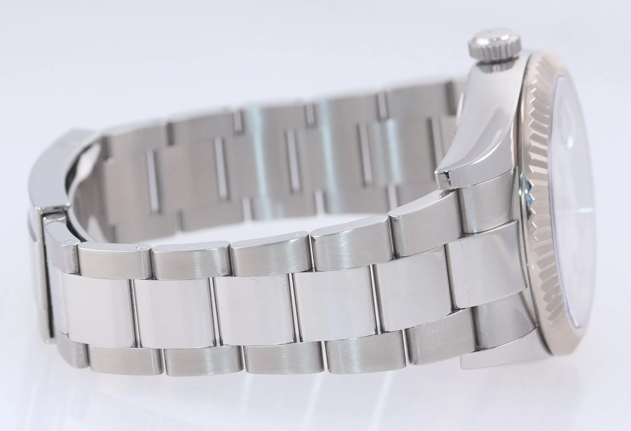 2020 NEW PAPERS Rolex Sky-Dweller Steel White Gold Silver 42mm Watch 326934 Box
