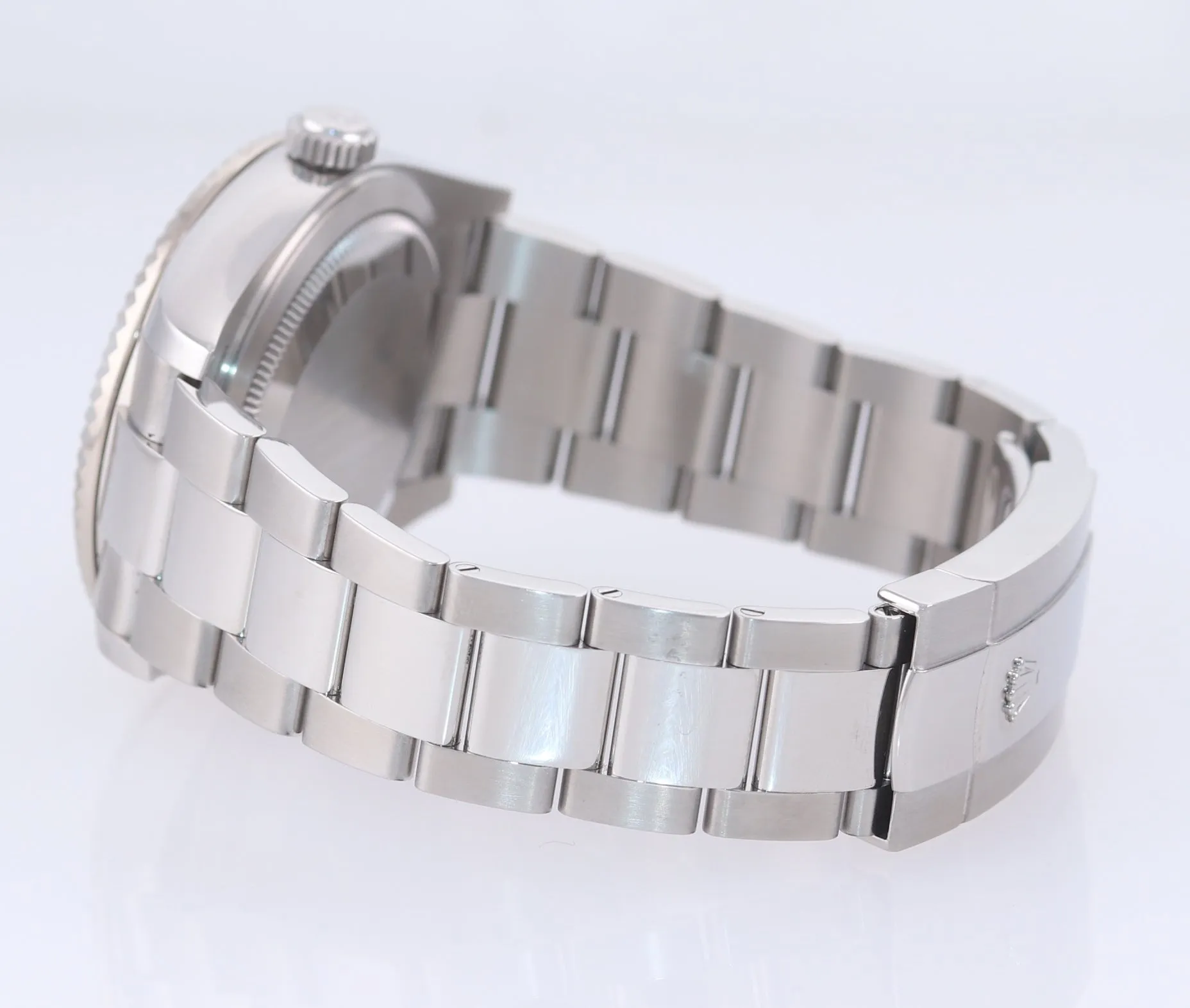 2020 NEW PAPERS Rolex Sky-Dweller Steel White Gold Silver 42mm Watch 326934 Box