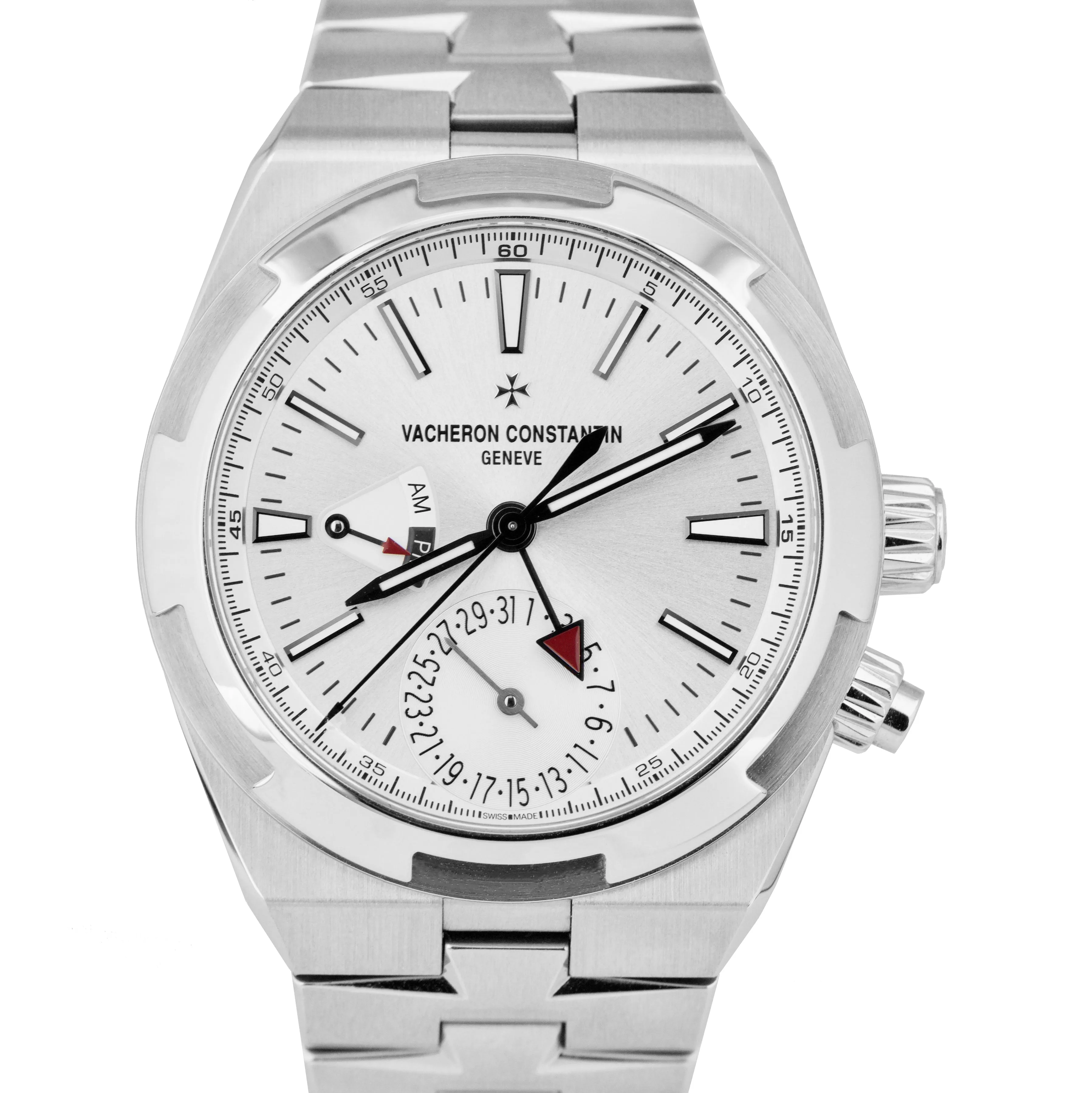 2021 Vacheron Constantin Overseas Silver Stainless 41mm Watch 7900V/110A-B333