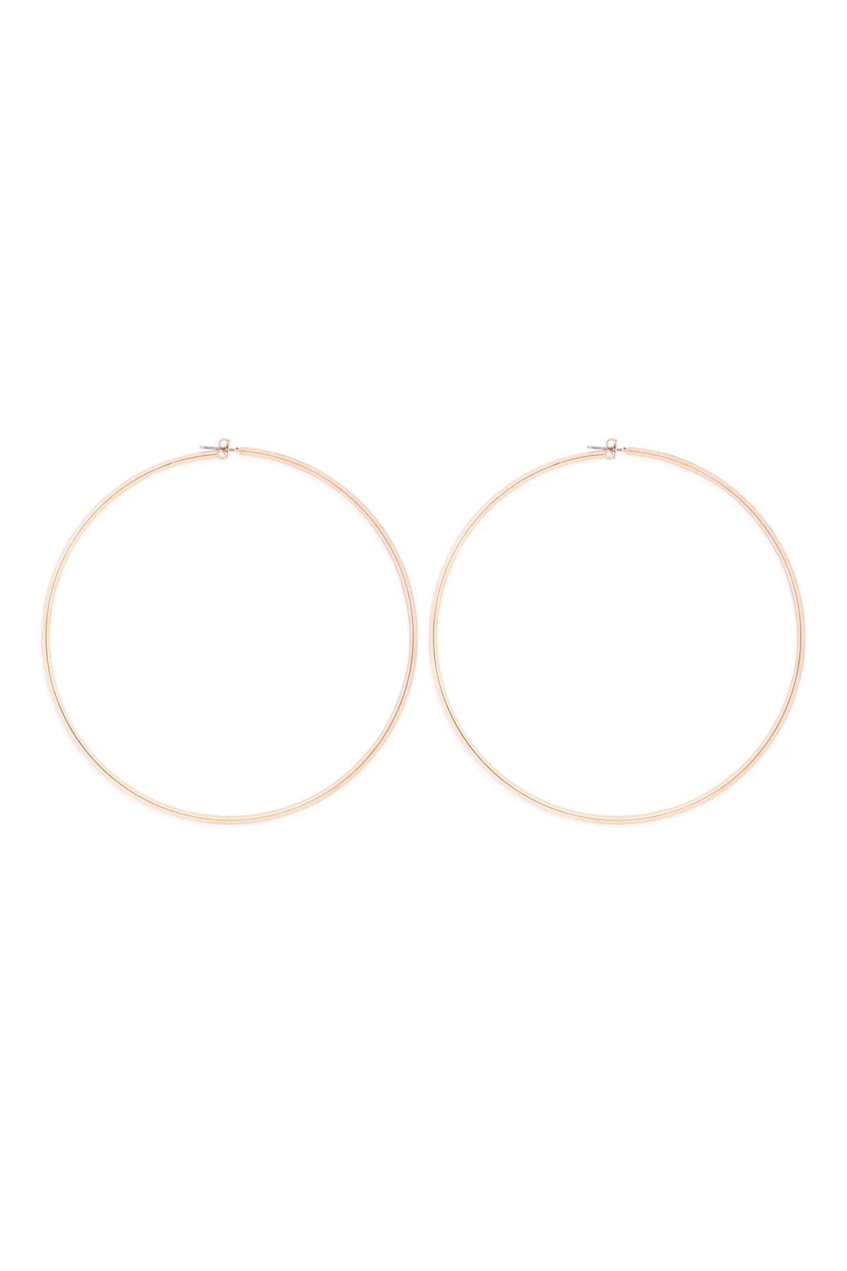 25805-100 - 2MM WIRE 100MM HOOP EARRINGS
