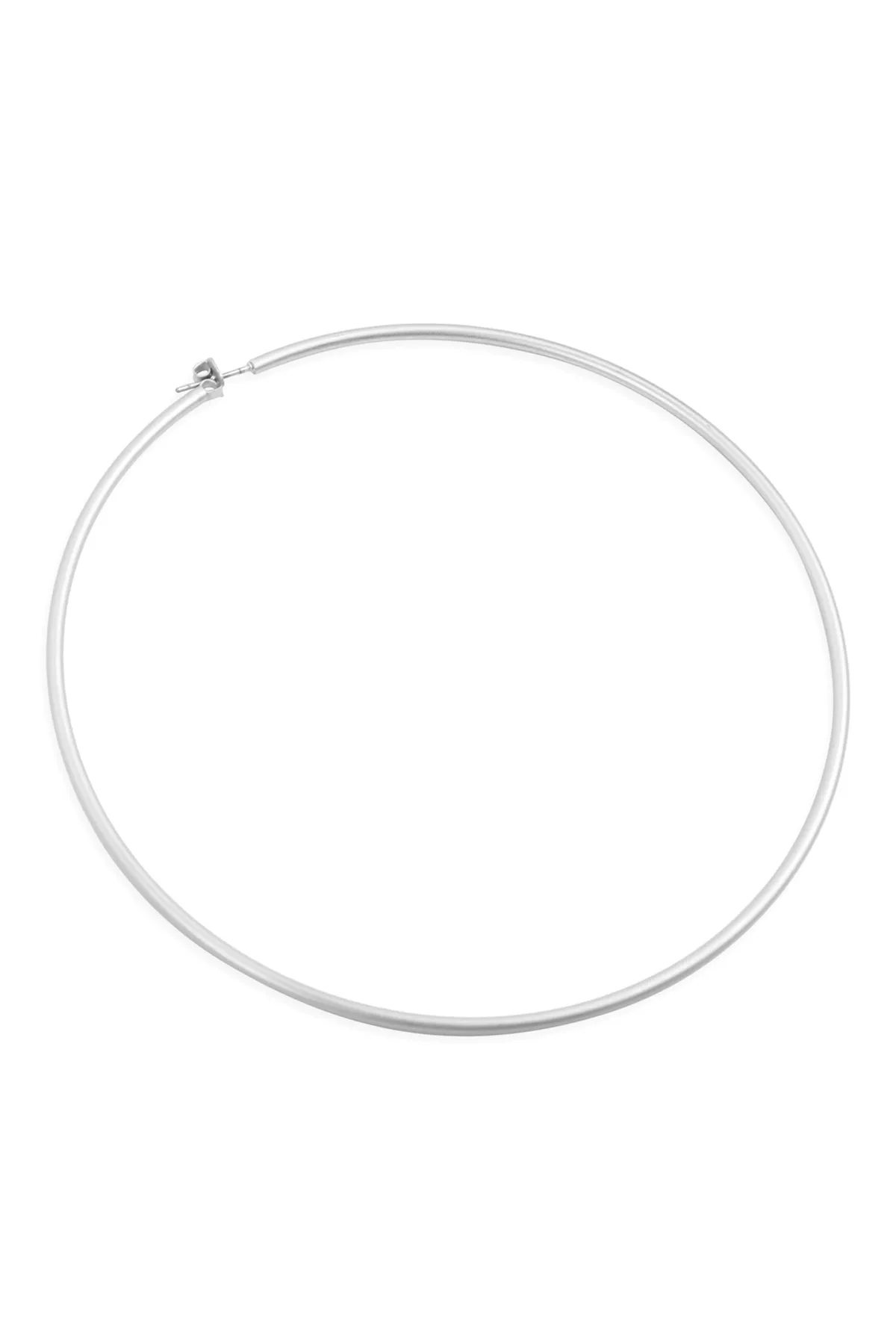 25805-100 - 2MM WIRE 100MM HOOP EARRINGS