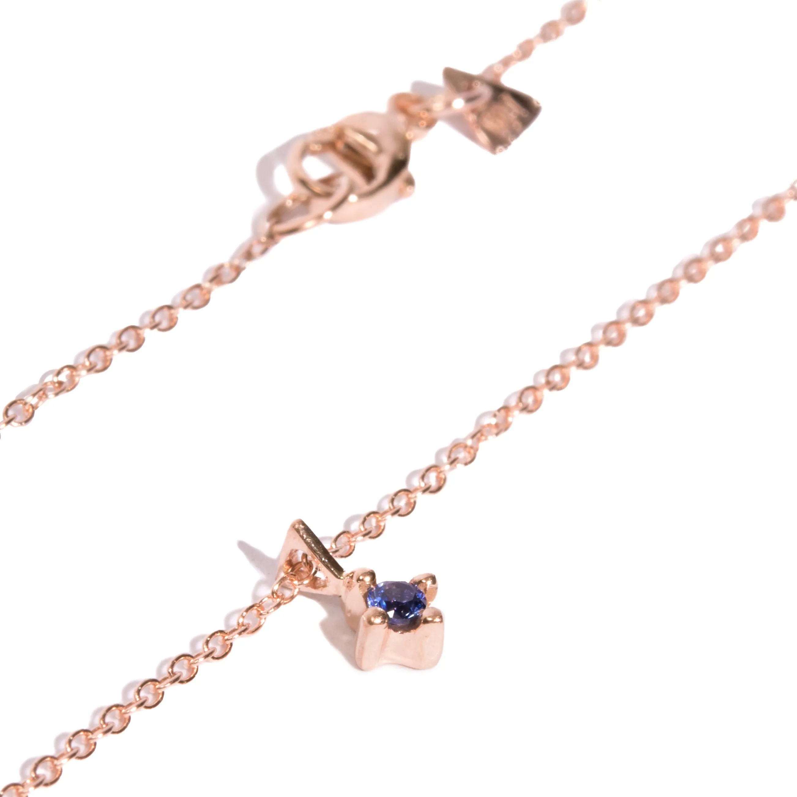 2mm Colored Stone Pendant Necklace