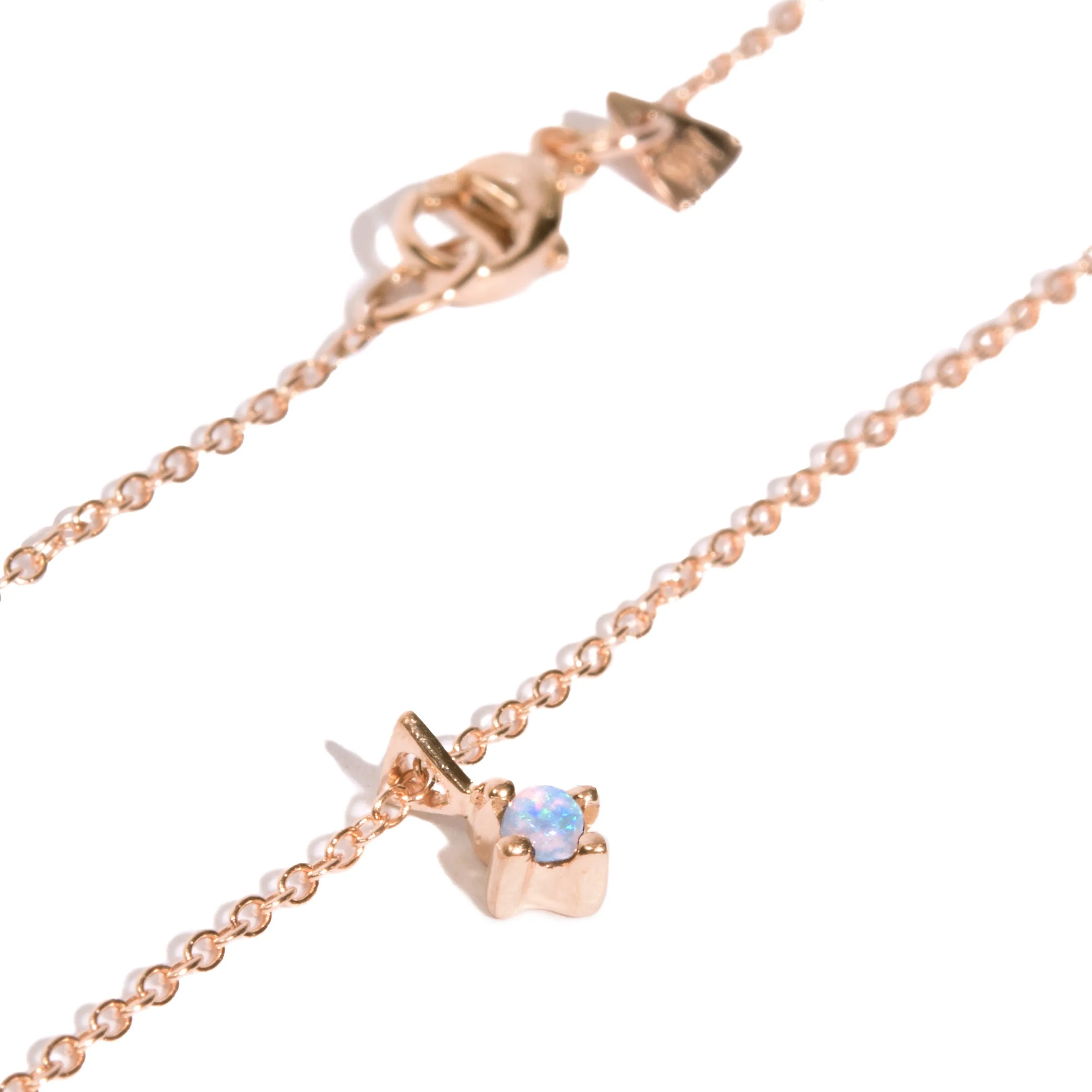 2mm Colored Stone Pendant Necklace