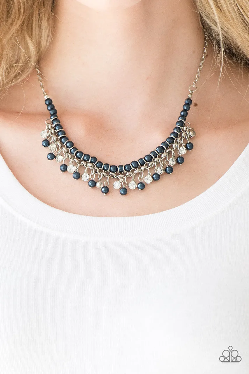 A Touch of CLASSY Blue Paparazzi Necklace