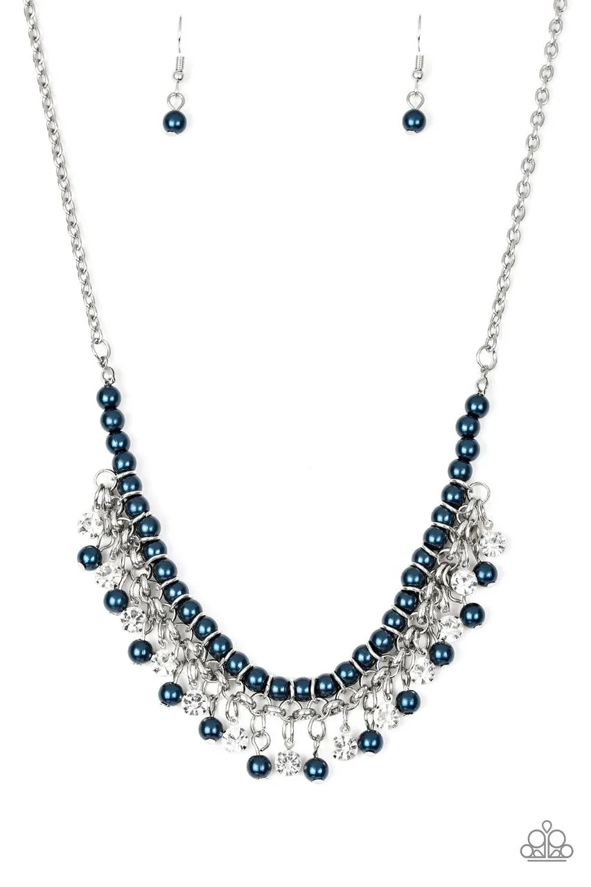 A Touch of CLASSY Blue Paparazzi Necklace