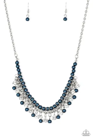 A Touch of CLASSY Blue Paparazzi Necklace