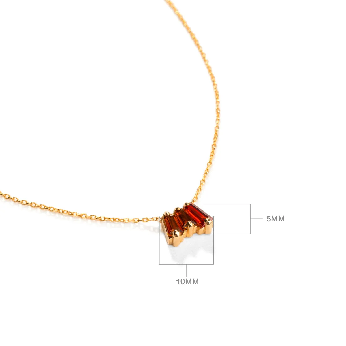 Alisa Ruby Necklace