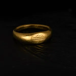Ancient Greek Wheat Sheaf Signet Ring