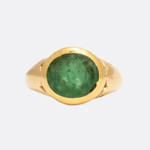 Ancient Roman Pastoral Intaglio Signet Ring