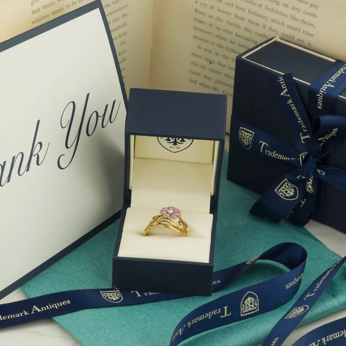 Antique Diamond & Ruby Charm | Antique Pin Conversion
