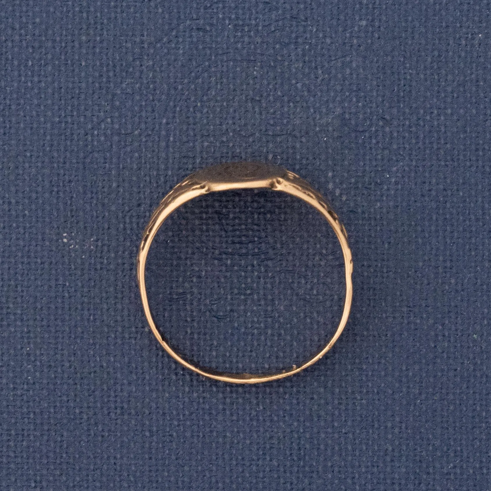 Antique EJ Petite Signet Ring