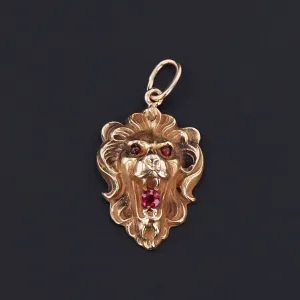 Antique Lion Charm | Pin Conversion