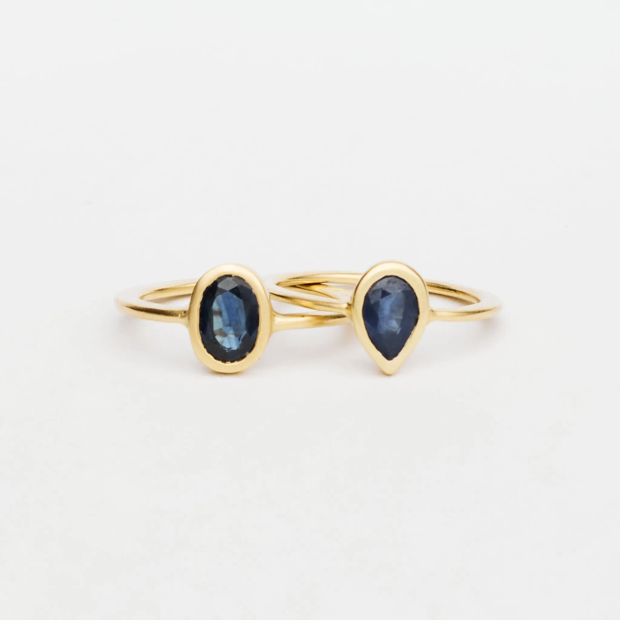 Arcadia with Sapphire, Large, 19k