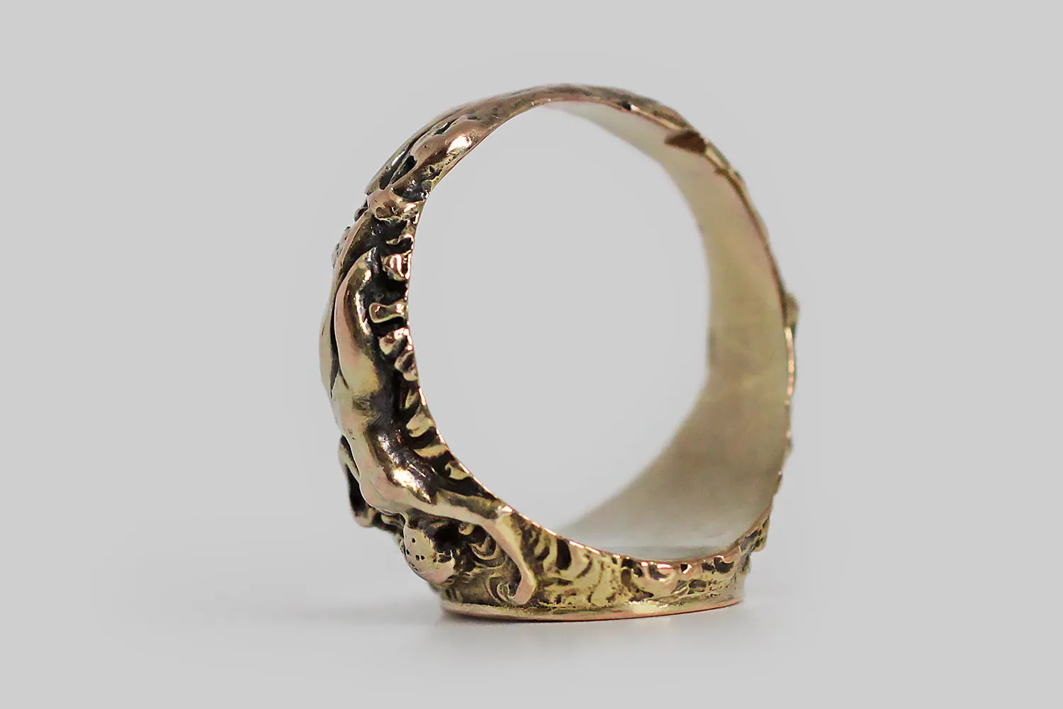 Art Nouveau Nudes Transfiguration Signet Ring