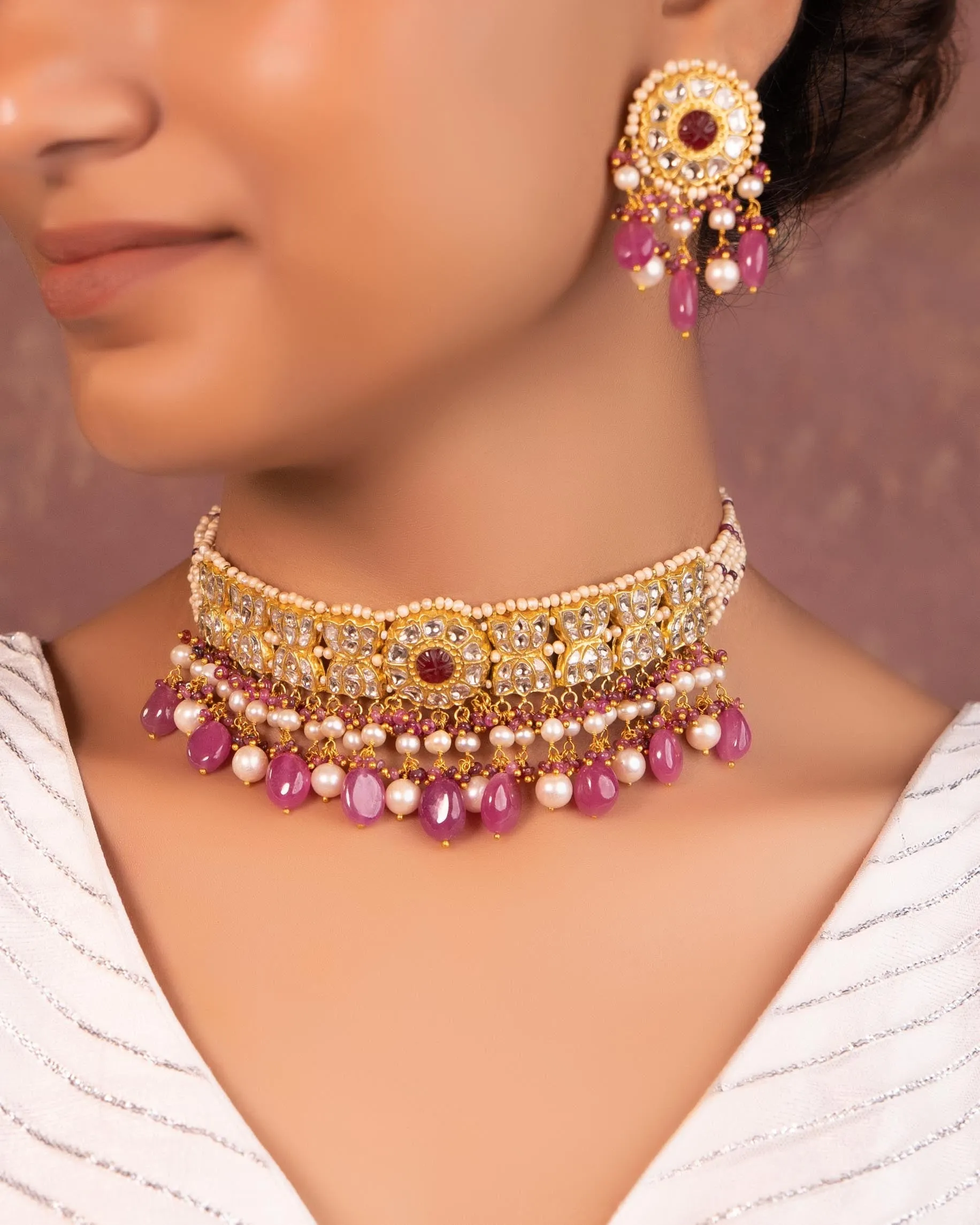 Ashia Polki Choker
