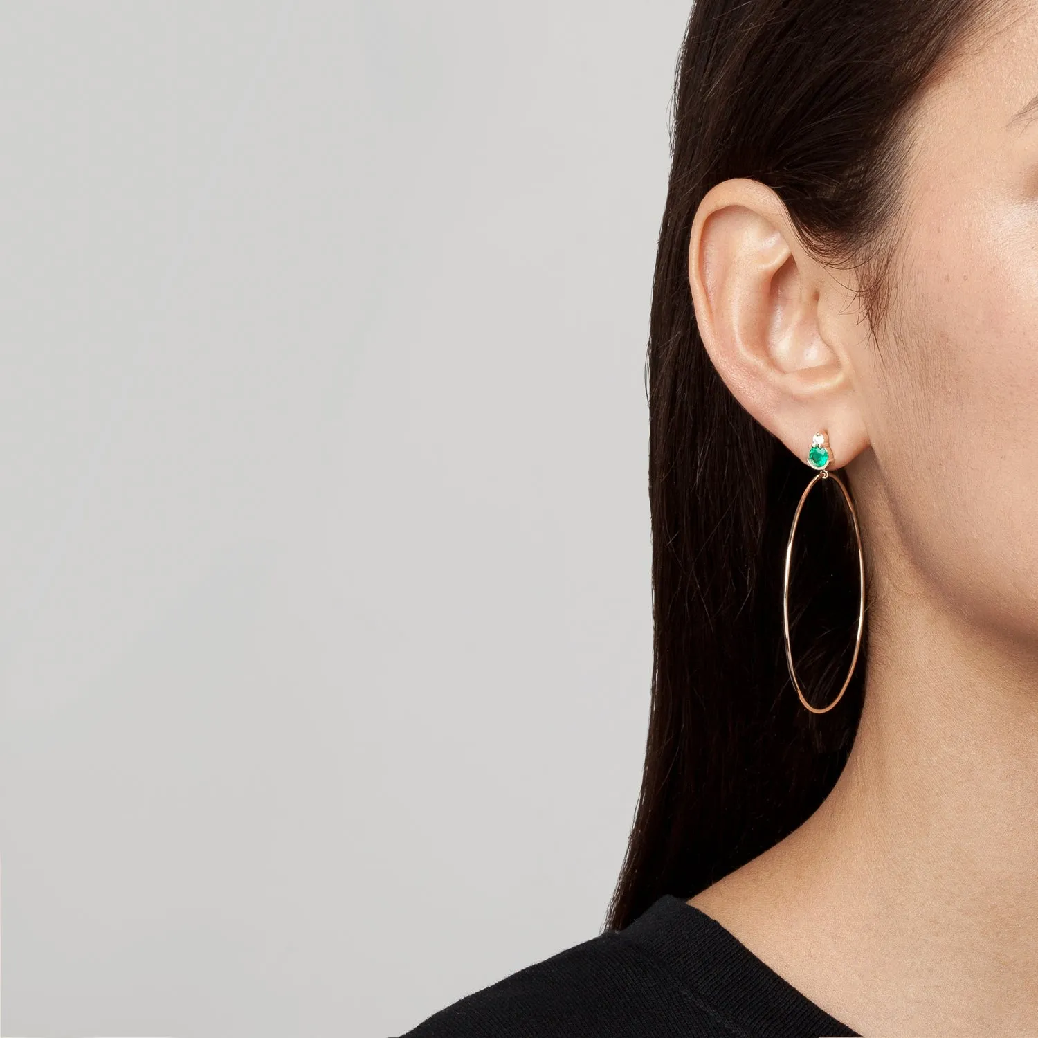Ayda Hoops | Emerald