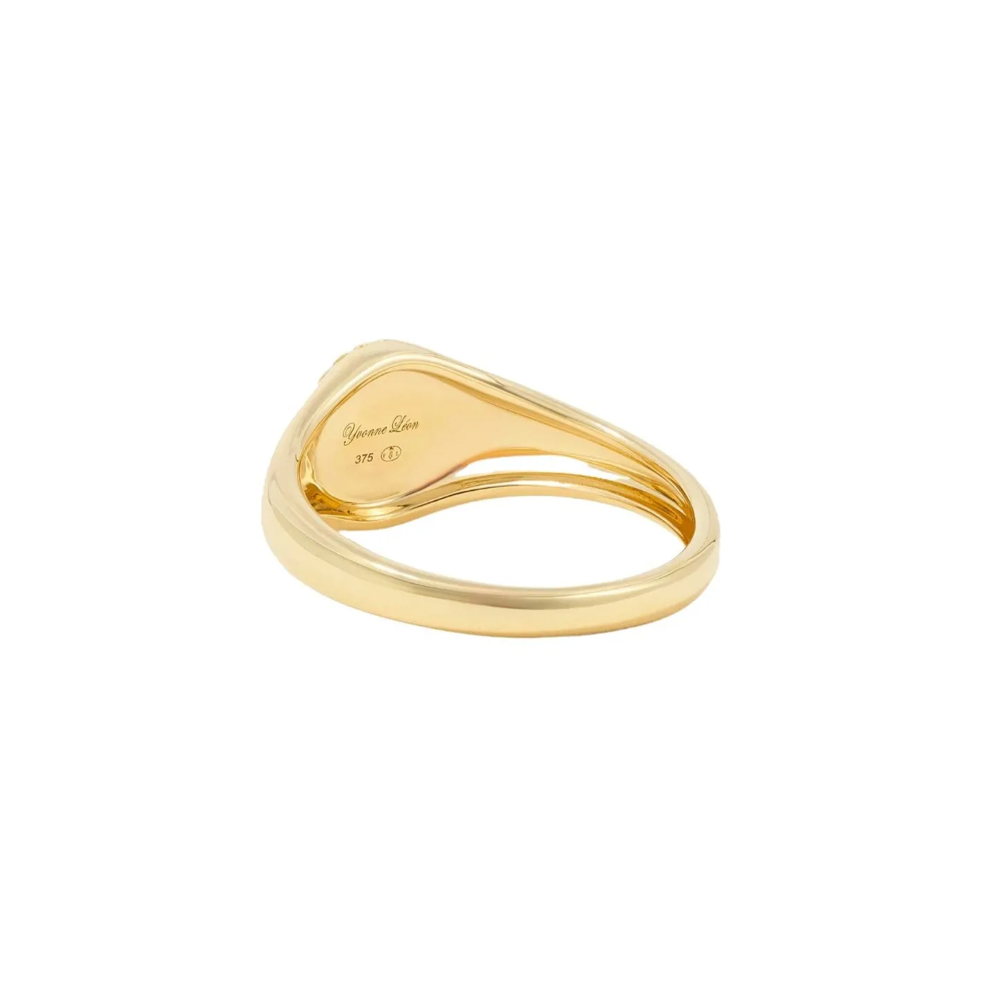 Baby Chevalier Oval Onyx Signet Ring
