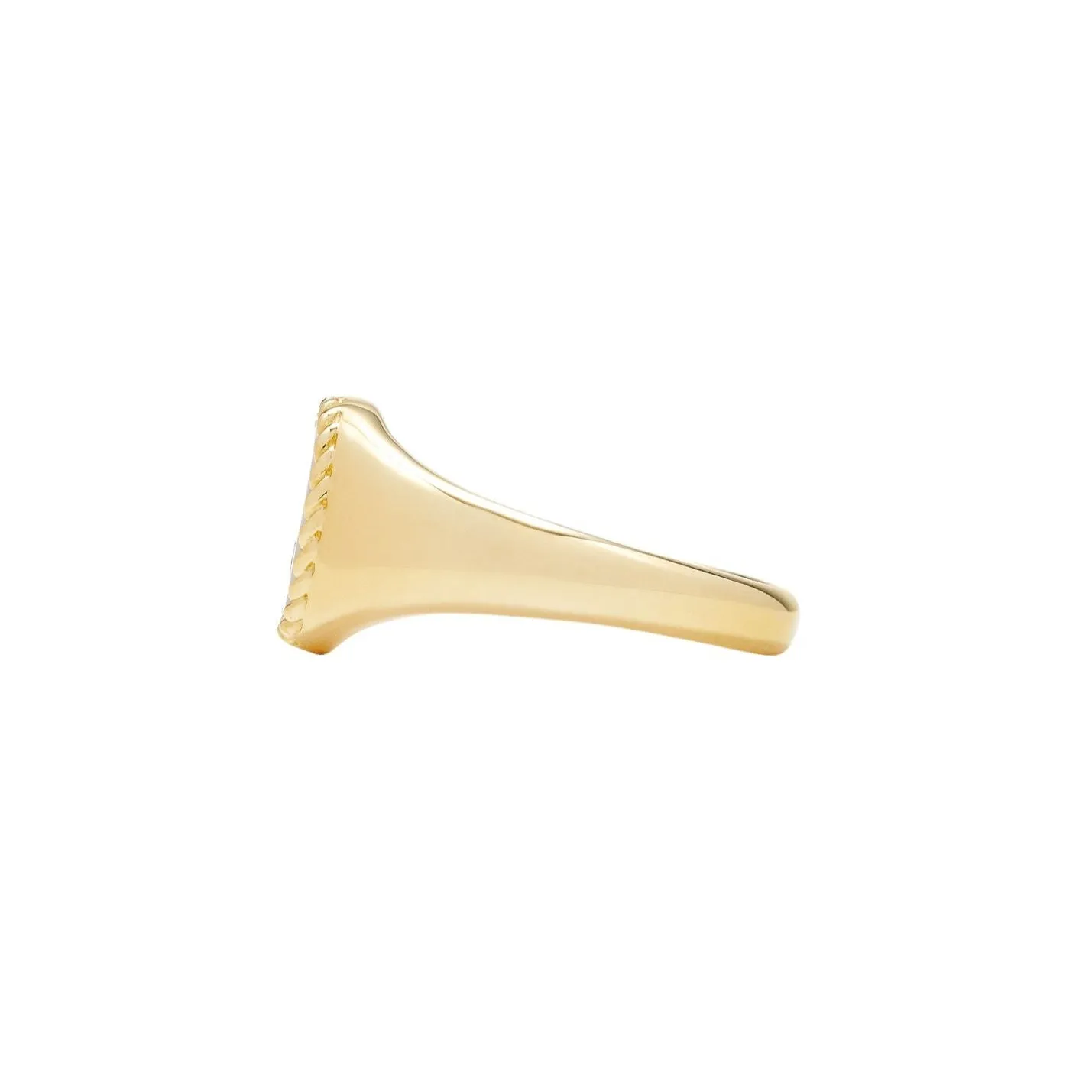Baby Chevalier Oval Onyx Signet Ring