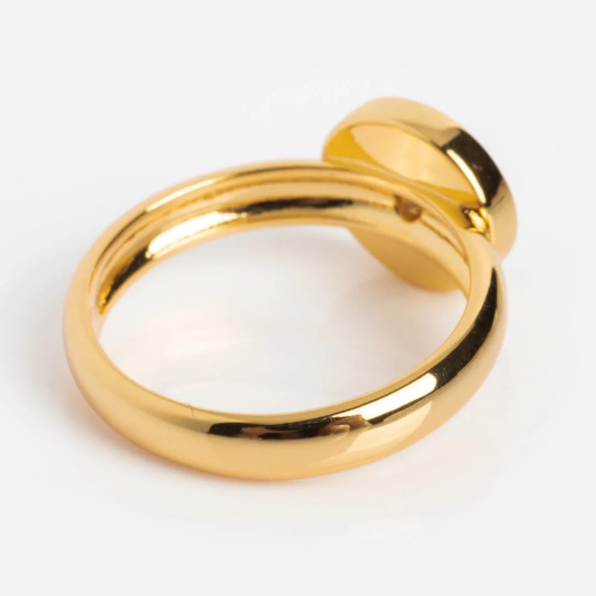 Balia Black Enamel Ring