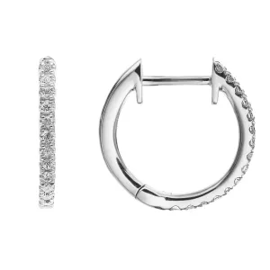 Bandiera Jewellers Diamond Hoop Earrings 0.19ct AER-17474