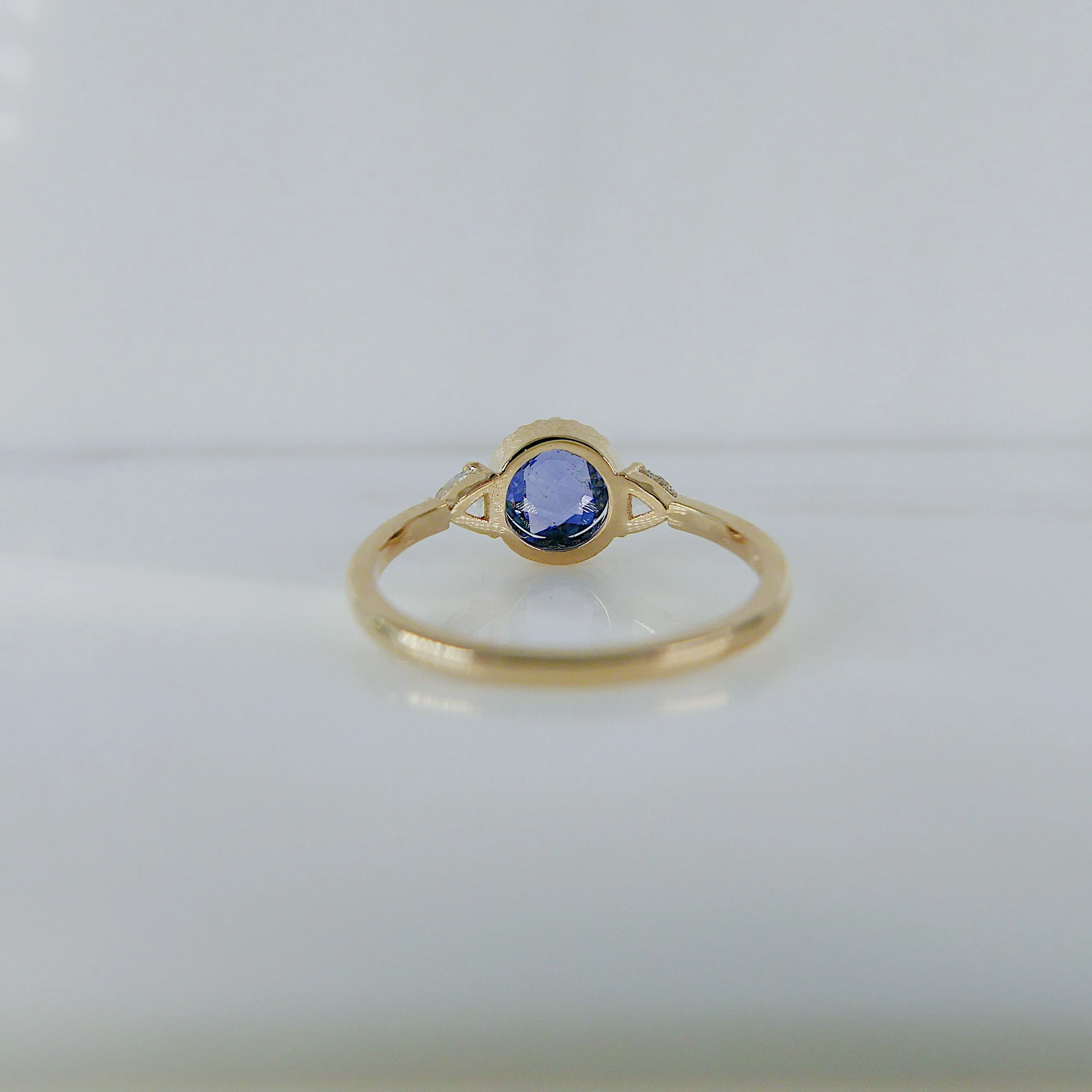 Bardot Blue Rosecut Sapphire Ring