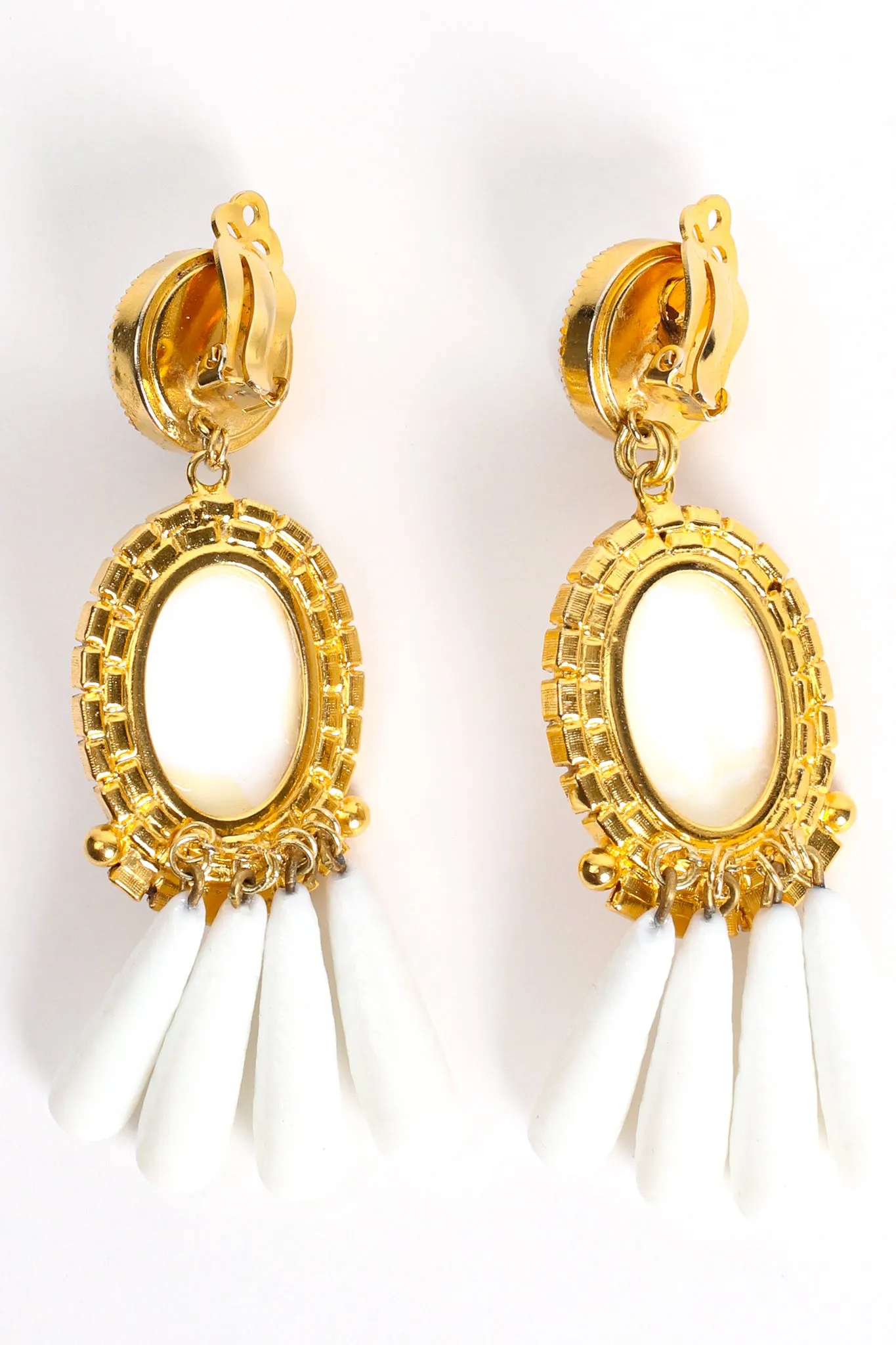 Baroque Glass Drop Chandelier Earrings