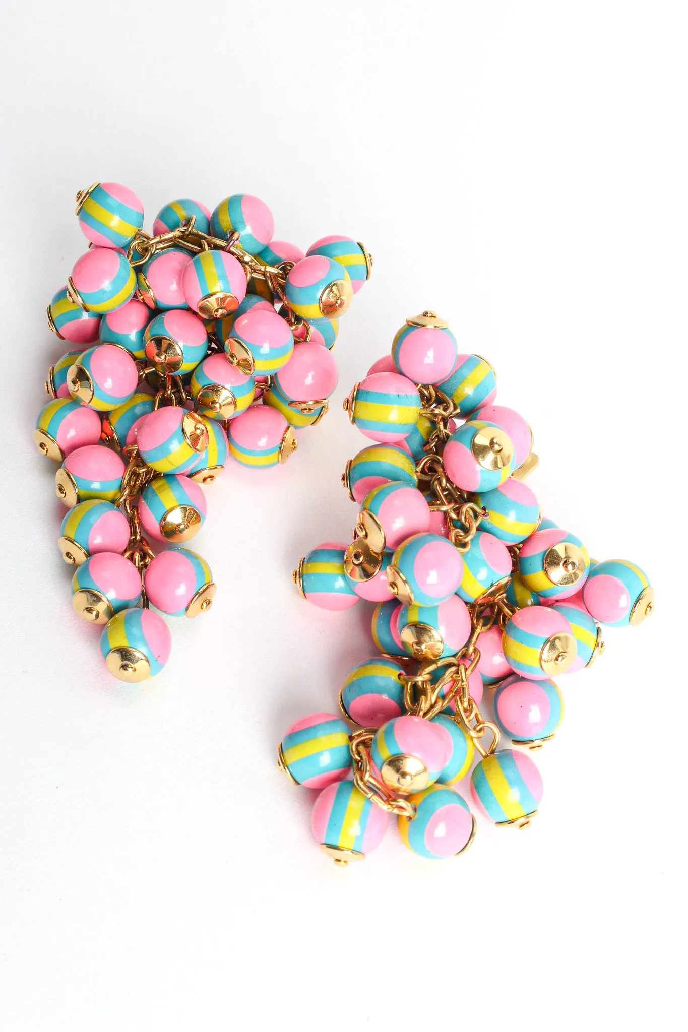 Bead Cluster Chandelier Earrings