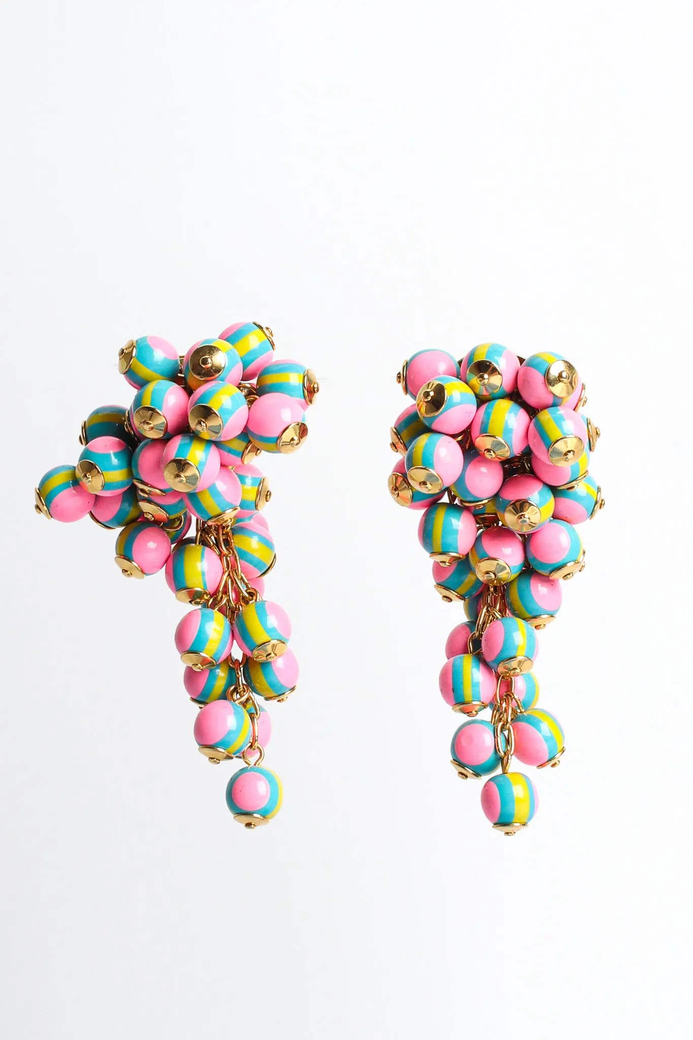 Bead Cluster Chandelier Earrings
