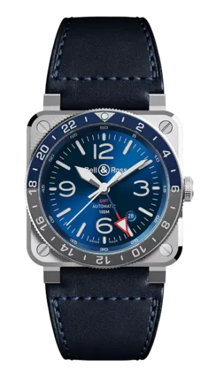 BELL & ROSS BR 03-93 GMT BLUE