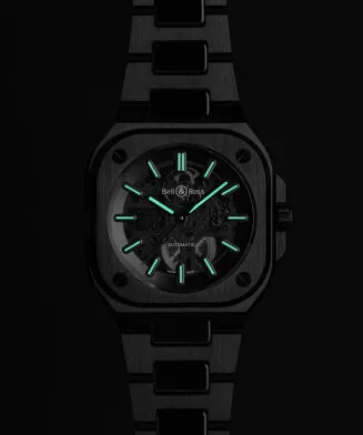 BELL & ROSS BR 05 SKELETON BLACK CERAMIC