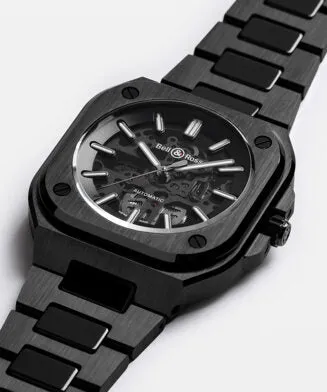 BELL & ROSS BR 05 SKELETON BLACK CERAMIC