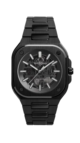 BELL & ROSS BR 05 SKELETON BLACK CERAMIC