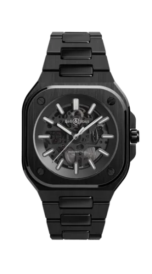 BELL & ROSS BR 05 SKELETON BLACK CERAMIC